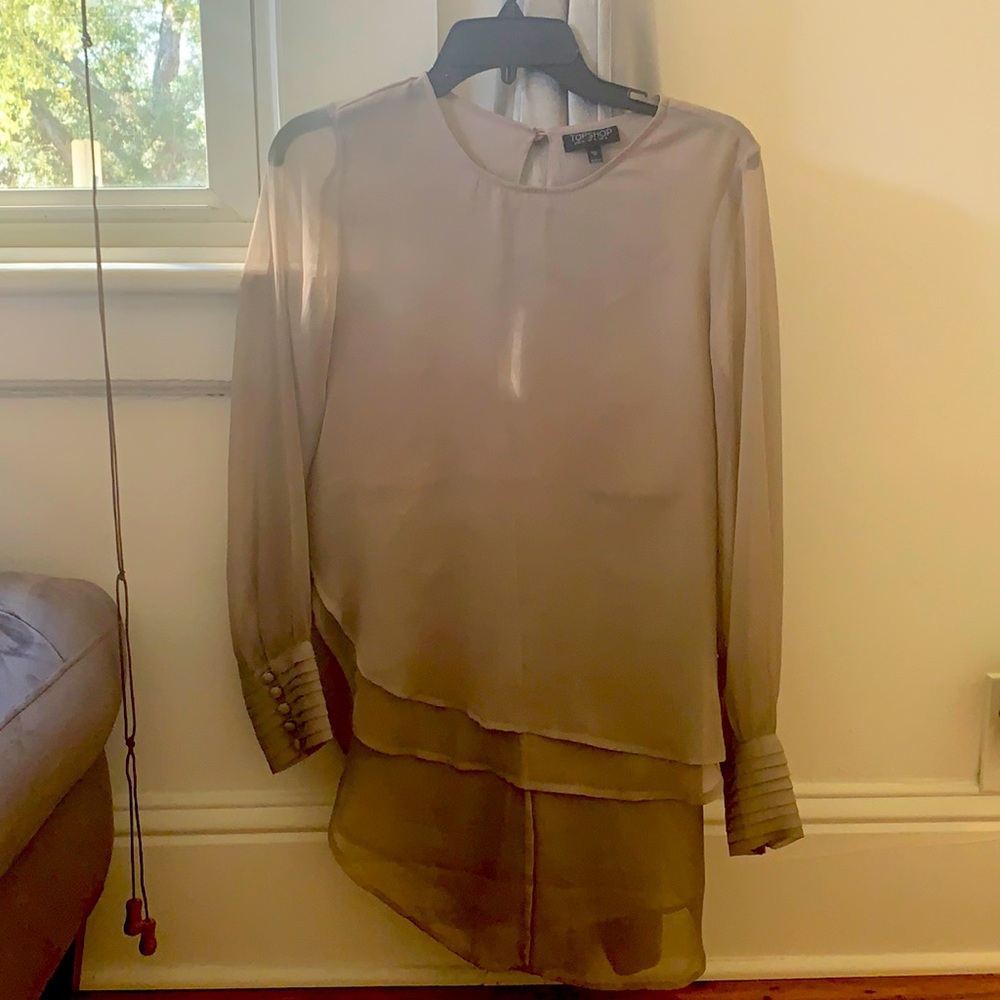 Top shop lavender/purple blouse. US size 4.